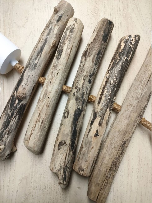 lustre bois fleurs noit blanc 40
