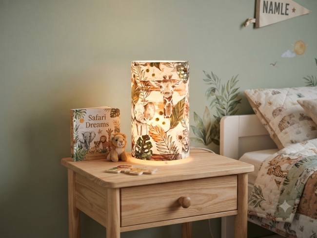 lampe jungle monstera