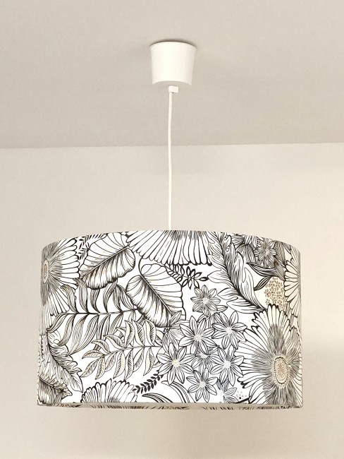 fleurs noir et or 40 cm (1)