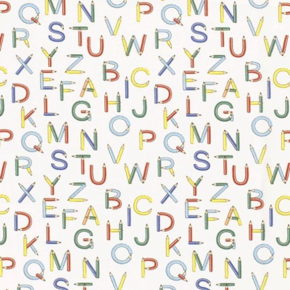 lustre bois flotté alphabet - lettres crayons école