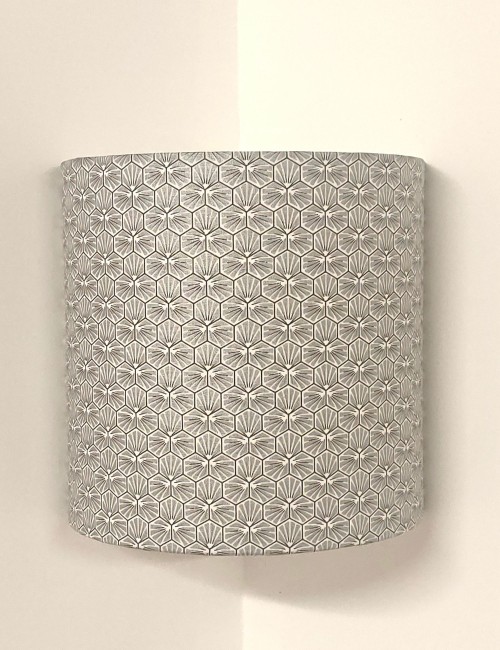 applique d'angle riad argent