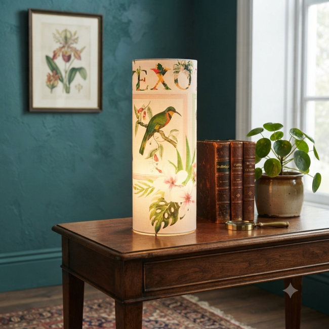 lampe osieaux exotiques