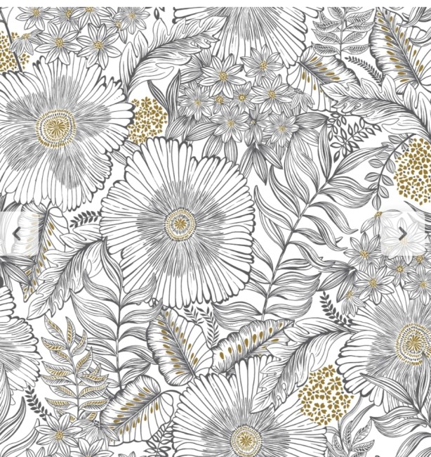 lustre bois fleurs noir blanc 35 