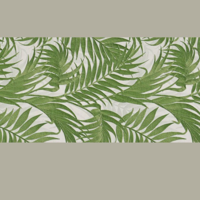 Abat-Jour motifs feuilles exotiques vertes