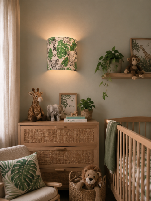 applique jungle vert