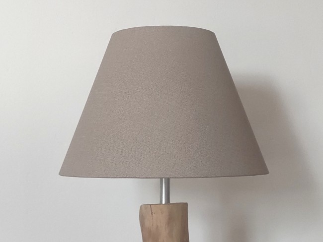 abat-jour conique Beige