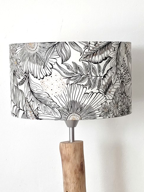 fleurs noir et or 35 cm (7)