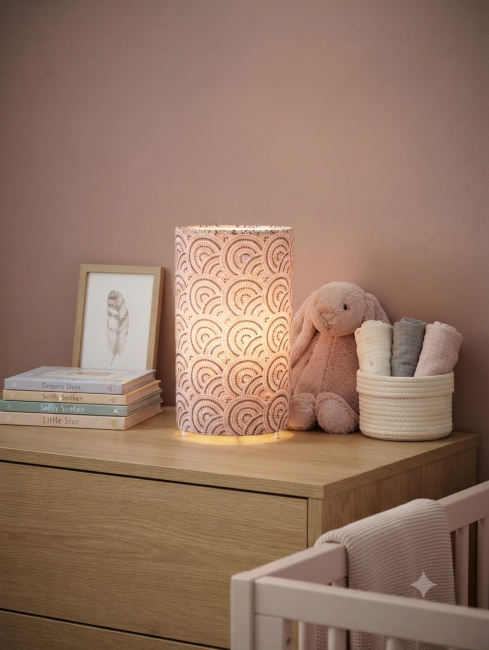 lampe aborigène rose