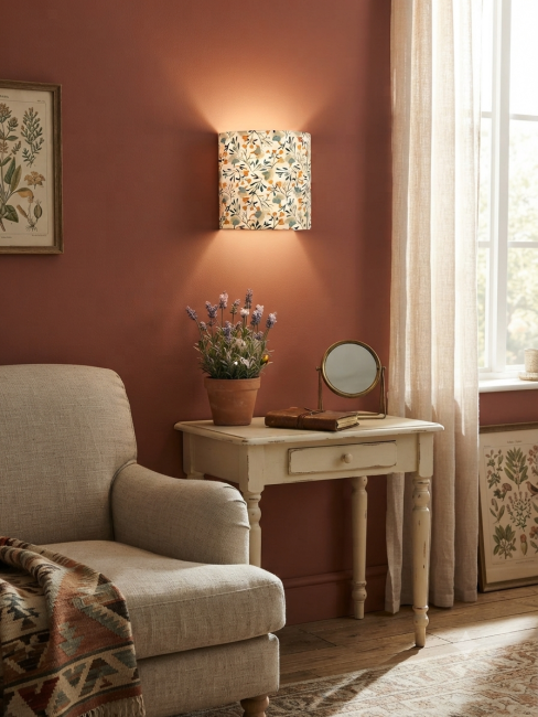 applique fleurs oiseaux