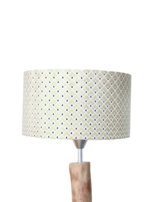 Abat-jour motifs art déco écailles métal or Abat-jour motifs art déco écailles métal or