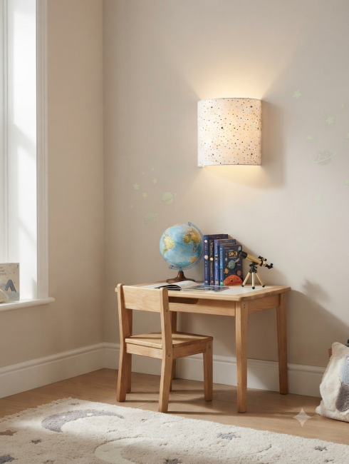 applique étoiles blanc
