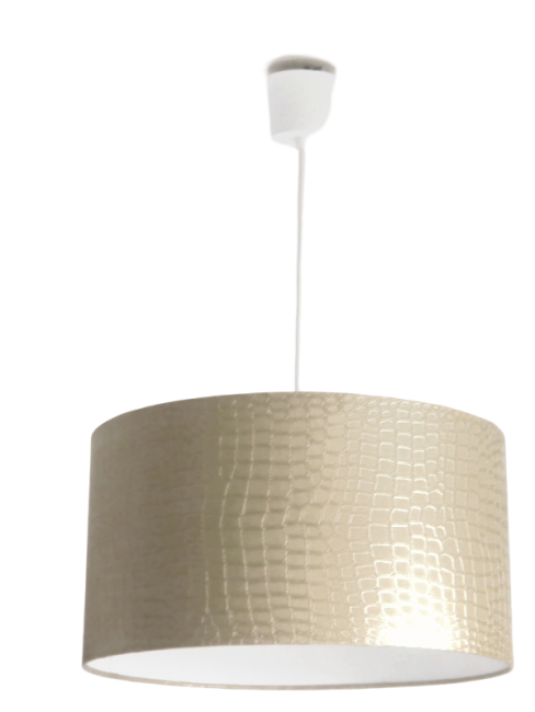 suspension abat-jour motif peau de crocodile or suspension abat-jour motif peau de crocodile or