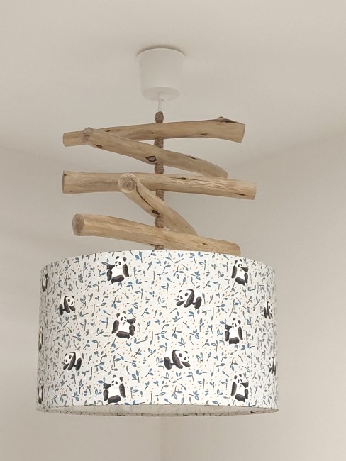 lustre bois flotté panda 35 (2) lustre bois flotté panda 35 cm