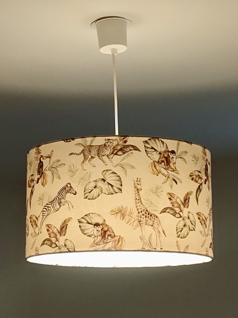 animaux sauvages girafe Abat-jour motifs animaux sauvages, zèbres, girafes, guépard