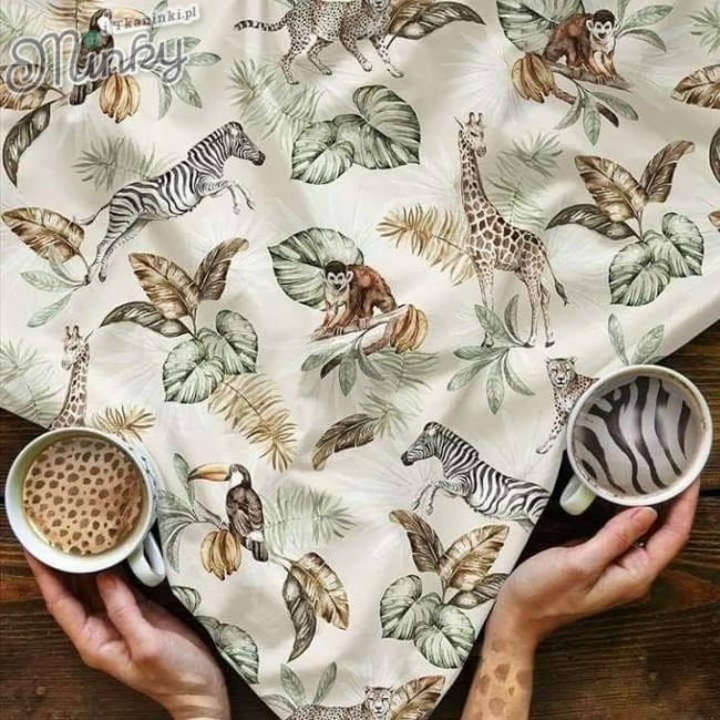 lustre bois flotté abat-jour animaux de la savane