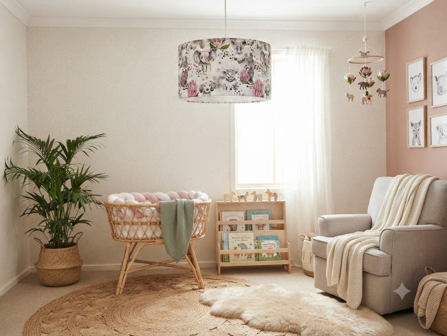 animaux jungle rose (2)