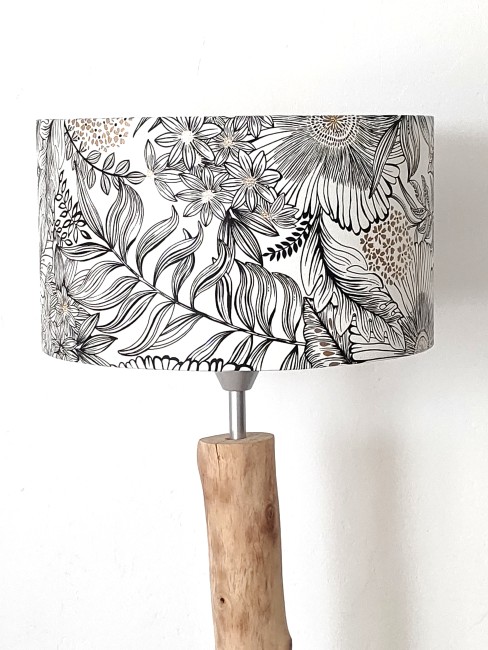 fleurs noir et or 35 cm (6)