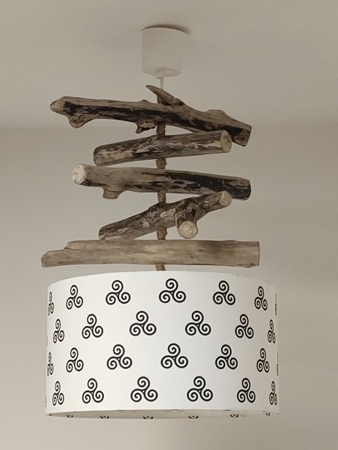 lustre bois triskel 35 (1) lustre bois flotté triskel