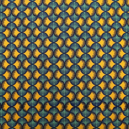 wax bleu et jaune