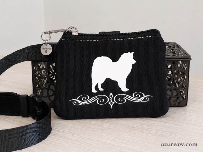 Pochette à friandises Élégante Azureaw - Personnalisée toutes races - Fait main
