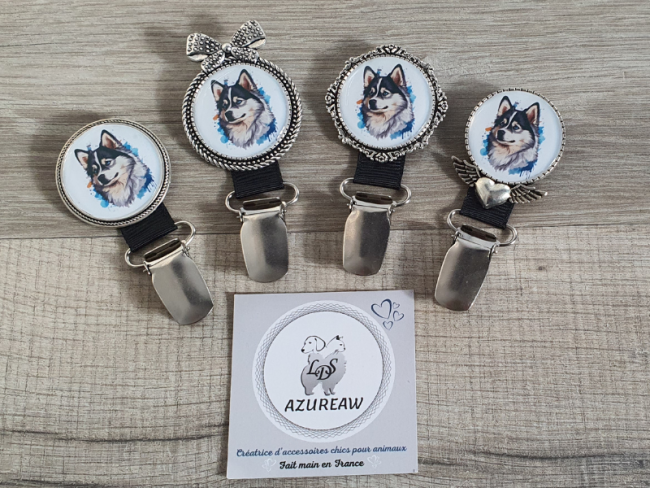 Broches portent numéros - PHOTO PERSONNALISÉE - Fait main