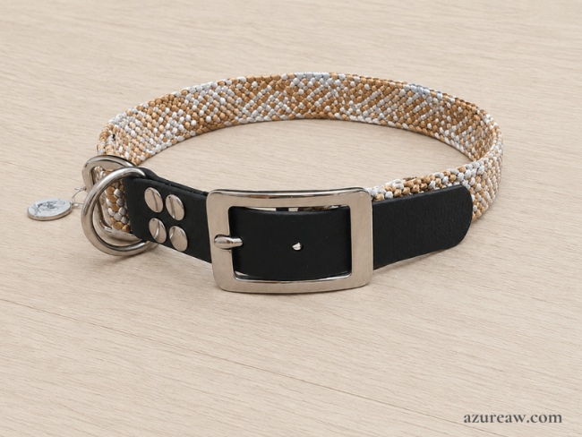 Collier tressé Attache Biothane (largeur 2 cm env.) - Fait main et sur mesure Collier tressé Attache Biothane (largeur 2 cm env.) - Fait main et sur mesure