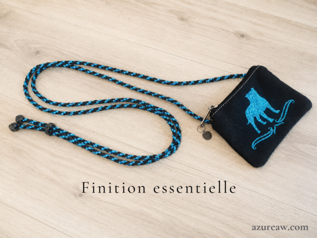 Pochette à friandises bandoulière personnalisée, Toutes races - Fait main