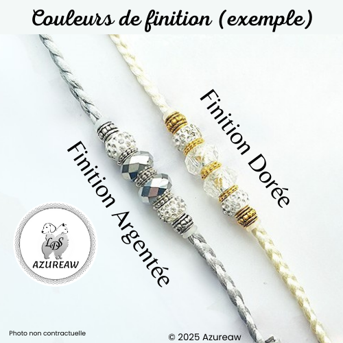 Choix couleurs de finition pour laisse expositions canines LUXE petit/moyen chien Avec pompon  