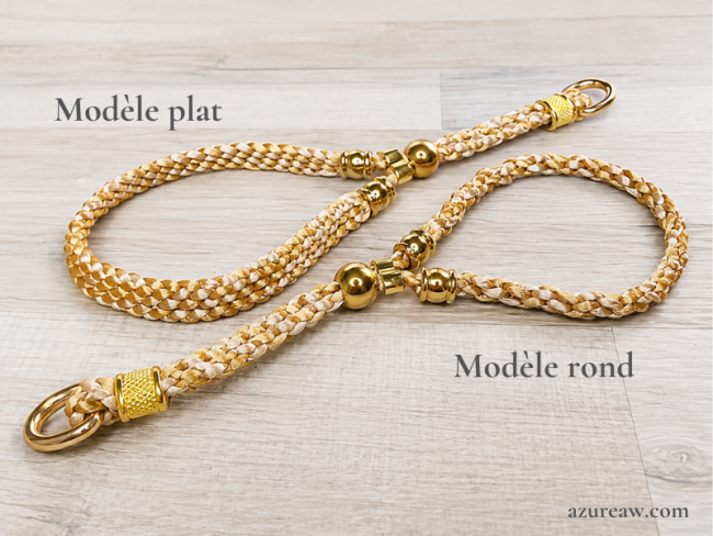 Collier Rond ou Plat - Moyen modèle - Fait main