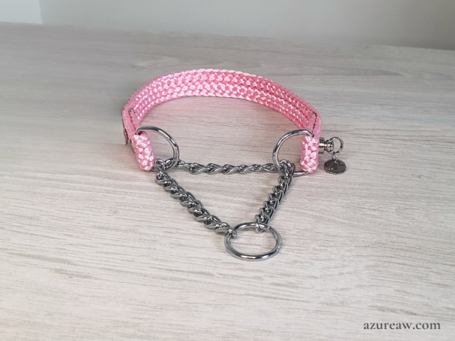 Collier tressé Martingale Azureaw - Fait main et sur mesure