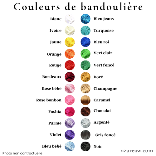 Couleurs de tressage Azureaw Couleurs de tressage Azureaw