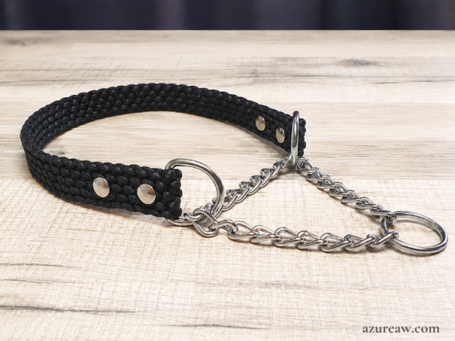 Collier tressé Martingale Azureaw - Fait main et sur mesure