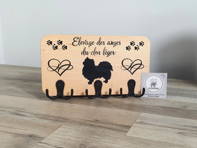 Accroche-laisses personnalisé modèle 