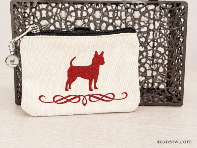 Pochette à friandises Dentelle Azureaw - Toutes races - Fait main, fixation pince - Fait main
