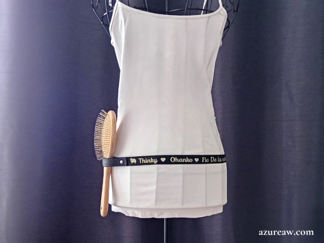 Ceinture porte brosse personnalisée - Fait main