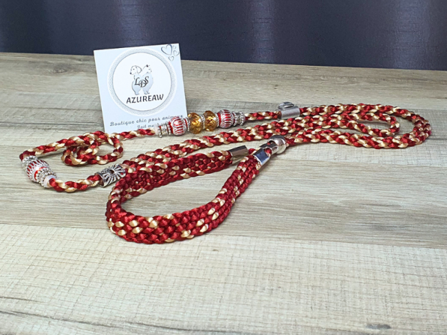 Laisse expositions canines grand chien Avec sous-gorge Laisse expositions canines grand chien Avec sous-gorge