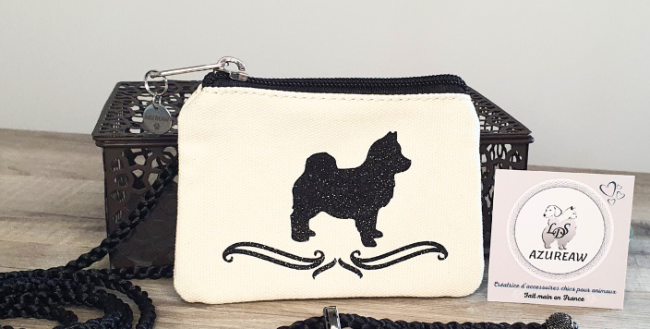 Pochette à friandises personnalisée Modèle ÉPURÉ, toutes races - Fait main