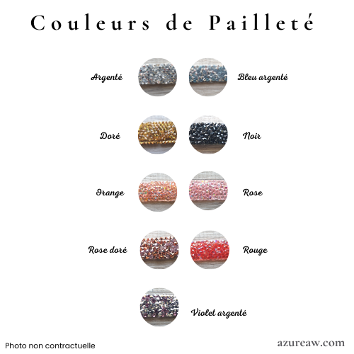 Couleurs de pailleté de laisse expositions canines LUXE PAILLETÉE petit/moyen chien avec poignée Couleurs de pailleté de laisse expositions canines LUXE PAILLETÉE petit/moyen chien avec poignée