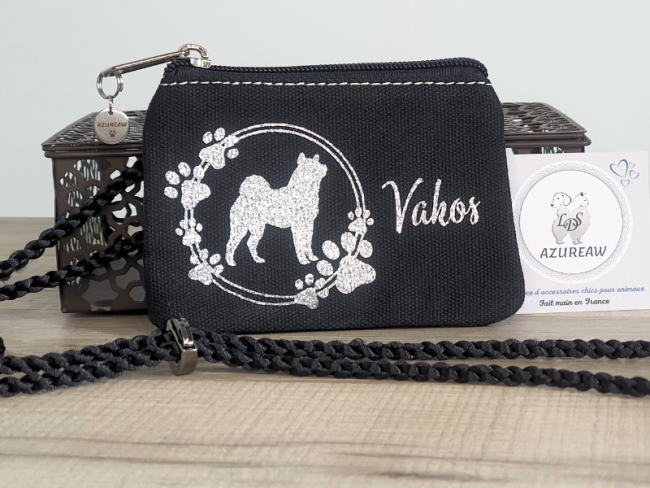 Pochettes à friandises bandoulière personnalisées, Toutes races - Fait main