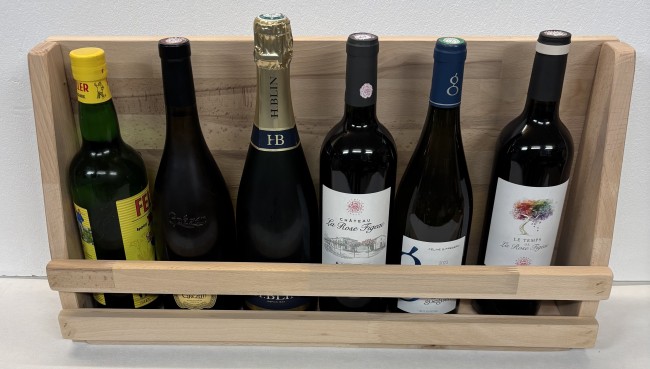 Etagére 6 bouteilles en Hétre Etagére 6 bouteilles en Hétre