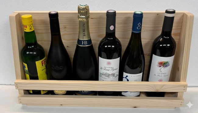 6 BOUTEILLES EN SAPIN 6 BOUTEILLES EN SAPIN