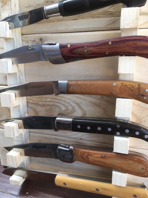 10 couteaux sapin vieilli