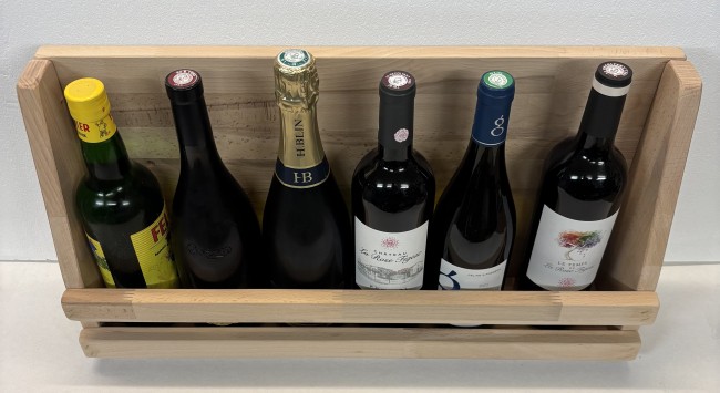 Etagére 6 bouteilles en Hétre Etagére 6 bouteilles en Hétre