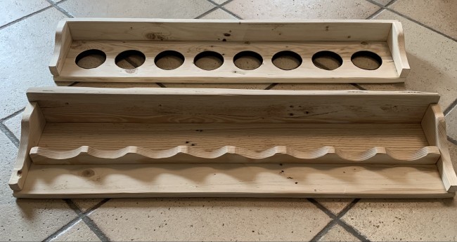 8 fusils sapin vieilli