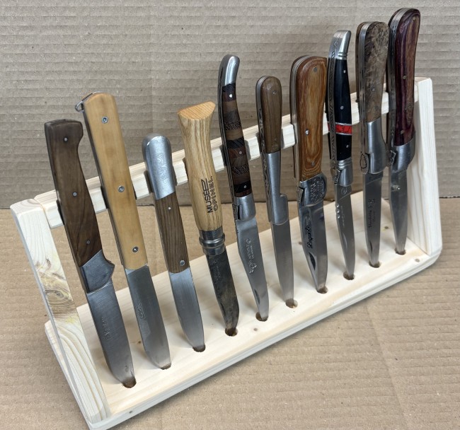 Support 10 couteaux vertical sapin