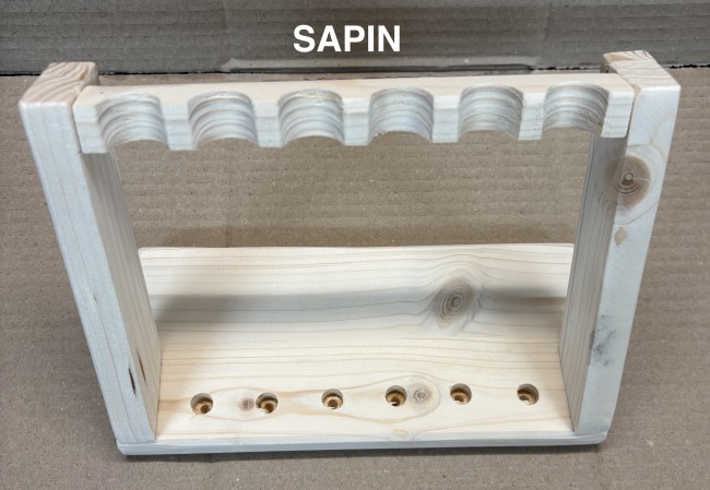 Présentoire 6 couteaux en sapin