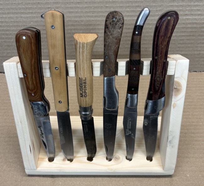 Support 10 couteaux vertical sapin Support 10 couteaux vertical sapin