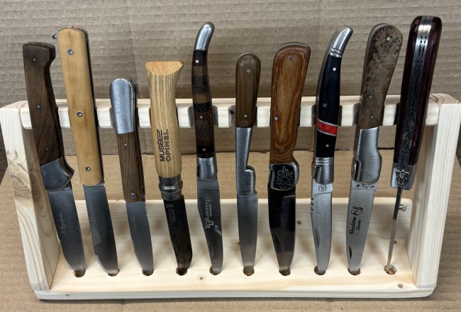 Support 10 couteaux vertical sapin