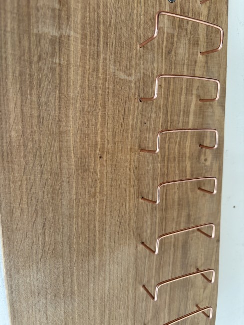 11 couteaux support métal Chene