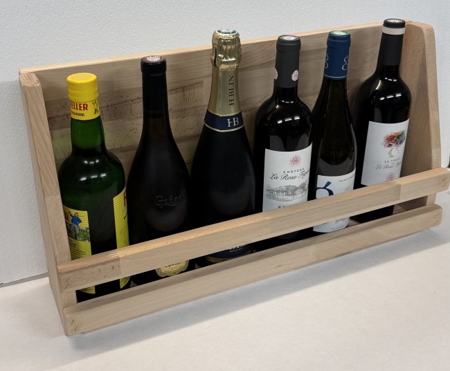 Etagére 6 bouteilles en Hétre Etagére 6 bouteilles en Hétre
